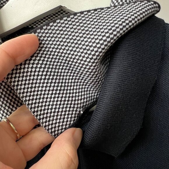 Raf Simons x Fred Terry double layered collar polo, navy, Size 42 - Picture 7 of 12